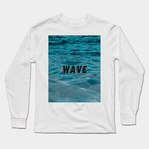 wave Long Sleeve T-Shirt by So EZ